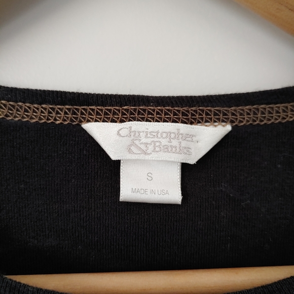 Y2k Bedazzled Graphic Tee Christopher & Banks Size Small - Picture 10 of 11